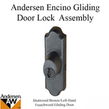 Andersen Window - Frenchwood Gliding Door - Lock Assembly, Encino - LH - Distressed Bronze