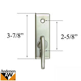 Andersen Anvers Door Lock Frenchwood Sliding Door Thumb Latch Anvers Inside Door Lock