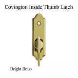 Andersen Gliding Door Covington Inside Thumb Latch - Bright Brass