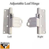 Adjustable Hinge Leaf - Frenchwood Outswing - Right - White