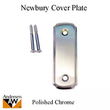 Andersen Gliding Door Cover Plate, Newbury Style - Polished Chrome