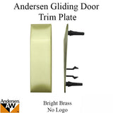 Andersen Trim Plate, 2 panel - Bright Brass