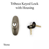 Discontinued Andersen Tribeca Keyed Lock with Housing - Stone