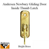 Andersen Thumb Latch For Sliding Doors Interior Thumb Latch Newbury Door Lock