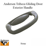 Andersen Perma-Shield Gliding Door - Handle - Tribeca - Exterior - Stone