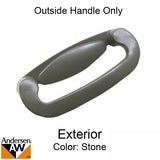 Andersen Perma-Shield Gliding Door - Handle - Tribeca - Exterior - Stone