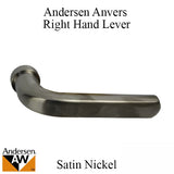 Andersen Anvers Handle, Right Hand - Satin Nickel