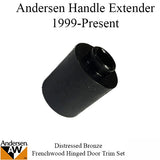 Handle extender for Andersen Frenchwood trim sets - Distressed Bronze