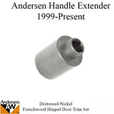 Handle extender for Andersen Frenchwood trim sets - Distressed Nickel