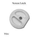 Andersen Round Screen Latch - White