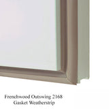 Andersen Frenchwood Outswing Gasket Weatherstrip, Size 2168 - Gray