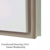 Andersen Frenchwood Outswing Gasket Weatherstrip, Size 21611 - Gray