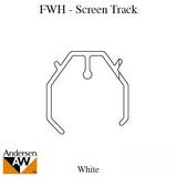 Andersen - Frenchwood Hinged Patio Door Screen Track - FWH80, Inswing, White