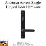 Andersen Door Handle Anvers Door Handle Kit For Glass Patio Doors Oil Rub Bronze