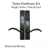 Andersen Yuma Single Door Hardware Kit - Active, Non-Keyed - Distressed Bronze