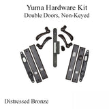 Andersen Yuma Double Door Hardware Kit - Non-Keyed - Distressed Bronze