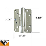 Andersen Frenchwood Door Hinge White Right Handed Fits 400 Series Patio Doors