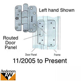 Andersen Frenchwood Door Hinge White Right Handed Fits 400 Series Patio Doors