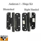 Blemished - 1 Hinge Kit, 2005-Present Andersen FWH Right Hand Door - Oil Rubbed Bronze