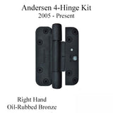 Andersen 4 Hinge Kit, Right Hand (2005-Present) - Oil-Rubbed Bronze