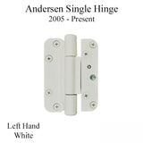 Andersen Single Hinge Left Hand Fits Doors 2005-Present White Andersen Hinge