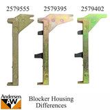 Blocker for Latch Receiver - Frenchwood Outswing