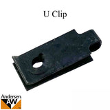 U Clip, used on AP/PA latch bolt receiver (1988 - Present)