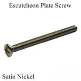 Screw / Bolt for Escutcheon Plate - Satin Nickel