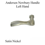 Andersen Newbury Estate Handle Only, Left Hand - Satin Nickel