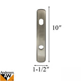 Newbury Passive Exterior Escutcheon Plate - Satin Nickel