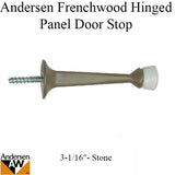 Andersen 3-1/16 Inch Panel Door Stop for 400 Series Frenchwood Hinged Door - Stone