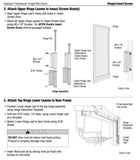 Lower Screen Door Hinge Leaf for Screen Doors White Andersen Lower Leaf Hinge 2579475