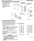 Lower Screen Door Hinge Leaf for Screen Doors White Andersen Lower Leaf Hinge 2579475