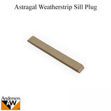 Astragal Weatherstrip Sill Plug - Frenchwood Hinged Doors