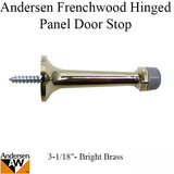 Andersen 3-1/8 Door Stop - Lifetime Polished Brass