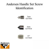 Screw Set For Andersen Hinged Doors 6mm Screws Allen Wrench For Hinged Doors