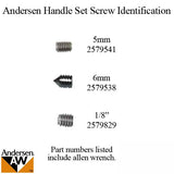 Set Screw w/ Wrench, 5mm Andersen Pre-1990