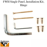 FWH Single Panel, Installation Kit, Hinge