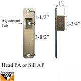 Receiver, Flush Bolt Head PA / Sill AP