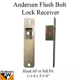 Receiver, Flush Bolt Head AP / Sill PA