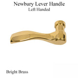 Andersen Newbury Handle, Left Hand - Bright Brass