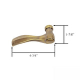 Andersen Newbury Handle, Right Hand - Antique Brass