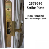 Andersen Strike Plate Cover, AP/PA Door - Bright Brass