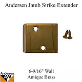 Andersen Jamb Strike Extender, 2-3/8" - Antique Brass