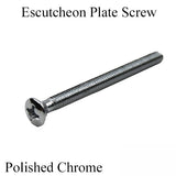 Screw / Bolt for Escutcheon Plate - Polished Chrome