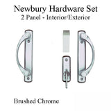 Andersen Newbury 2 Panel Gliding Door Hardware Set - Brushed Chrome