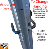 Andersen Active Multipoint Lock, Fwh68 Door - Stainless Steel - 2578191