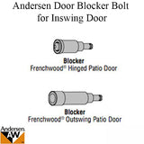 Blocker bolt for INSWING Passive MP lock