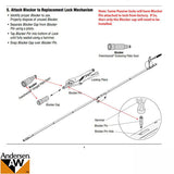 Blocker bolt for INSWING Passive MP lock