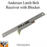 Andersen IR Latch bolt receiver w/ blocker - Out Swing Door